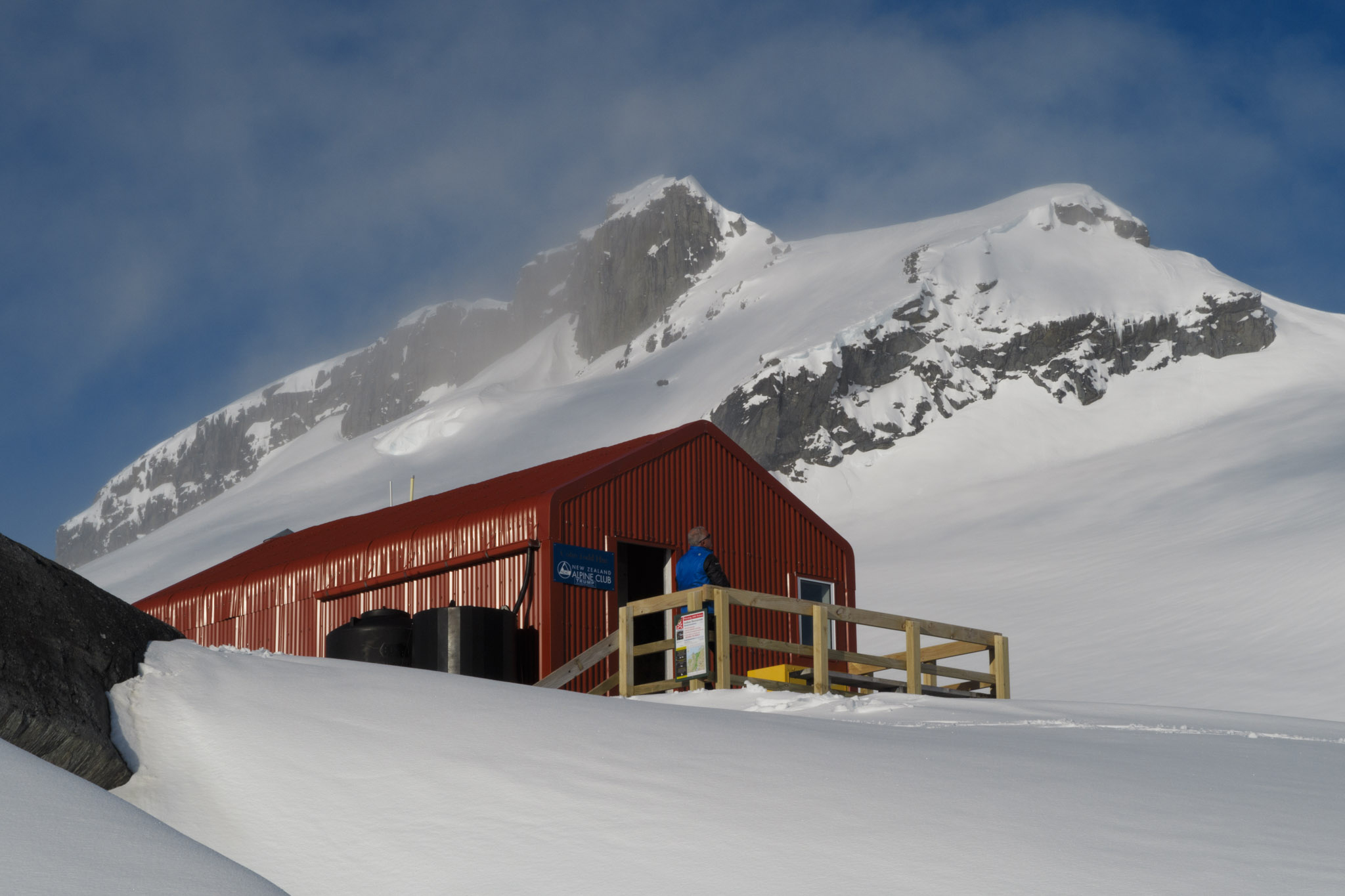 Colin Todd Hut located in Mount Aspiring National Park