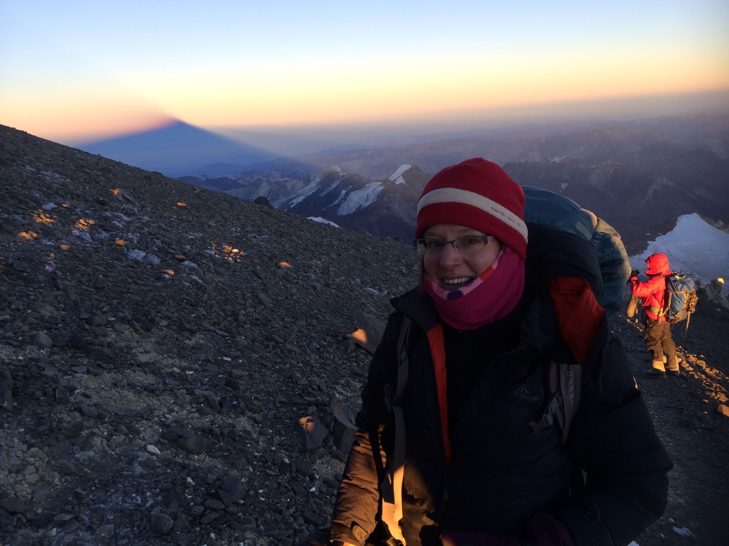 Dawn high on Aconcagua
