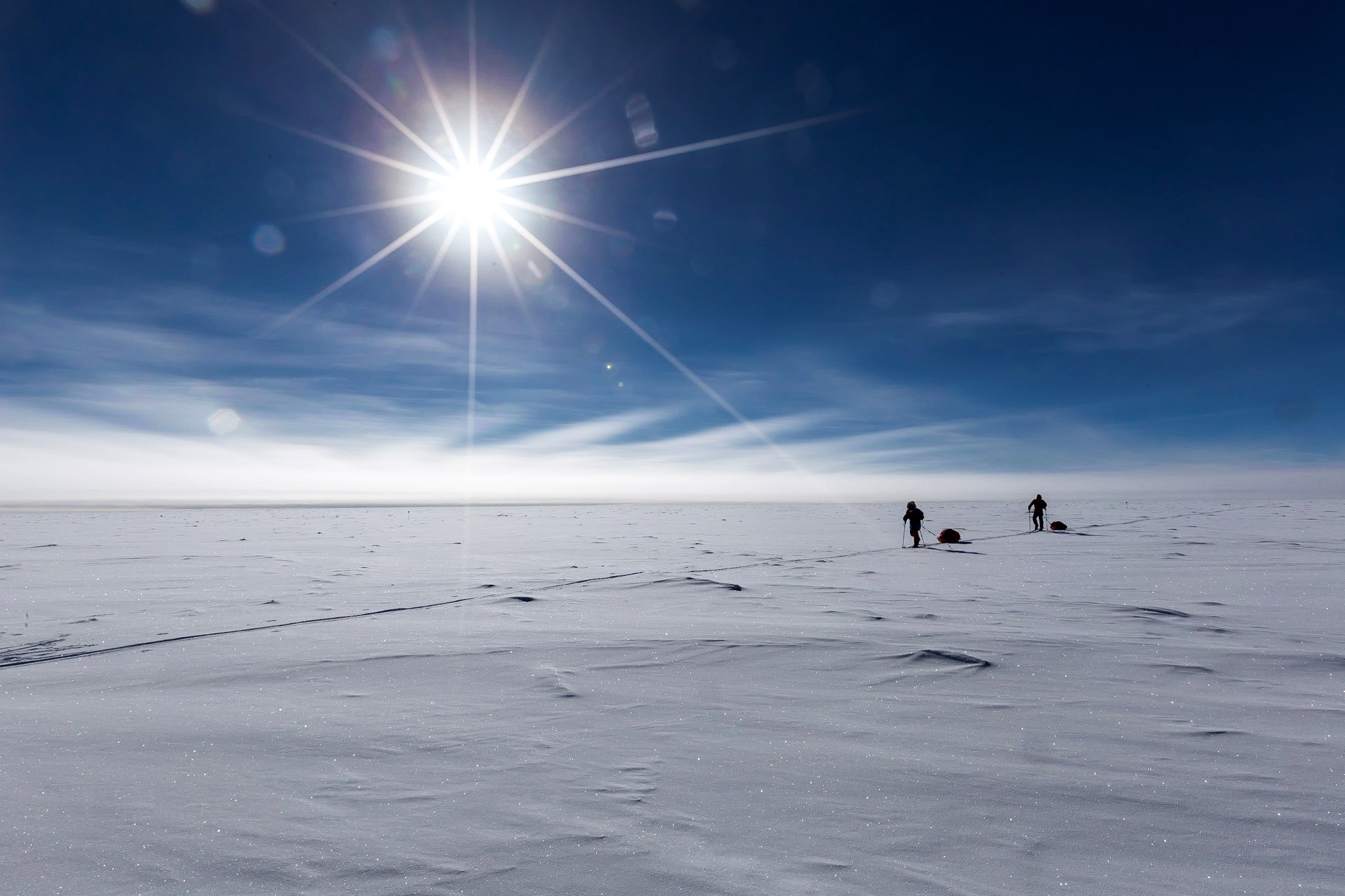 The vast Antarctic plateau