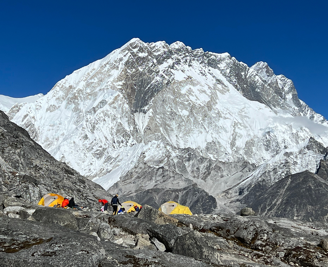 View from Lobuche High Camp