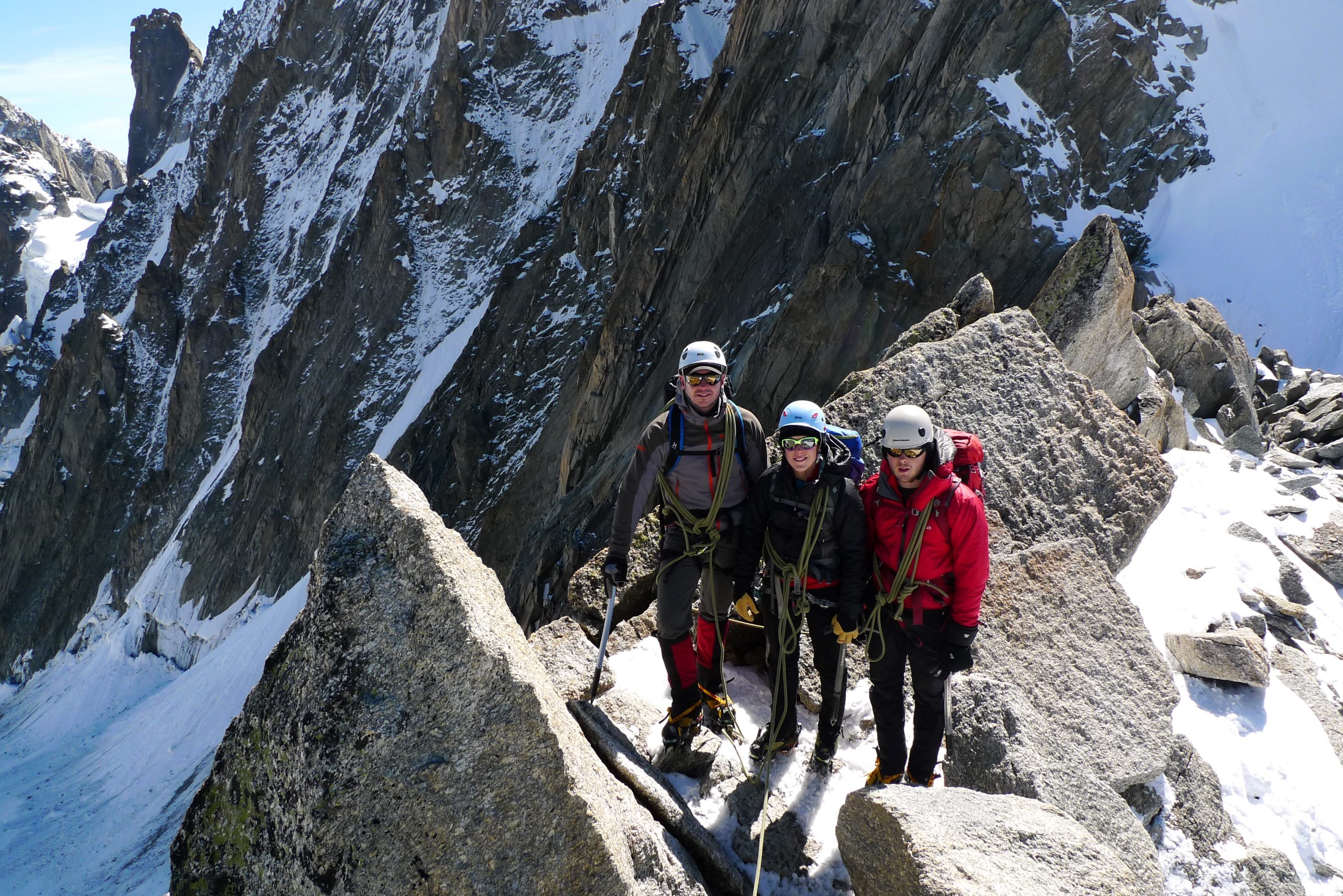 Climb exciting technical routes on the Chamonix Alpine Climbing Course