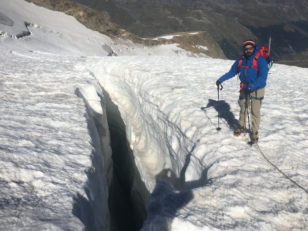 Learning how to safely navigate your way around crevassed terrain