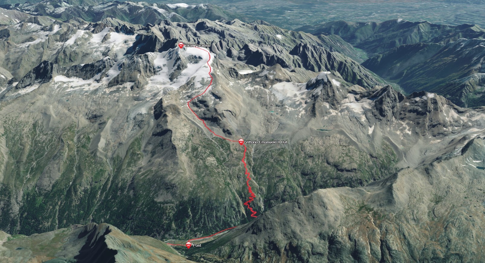 Gran Paradiso Map