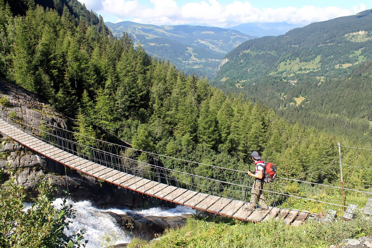 Wide open spaces on the Tour du Mont Blanc