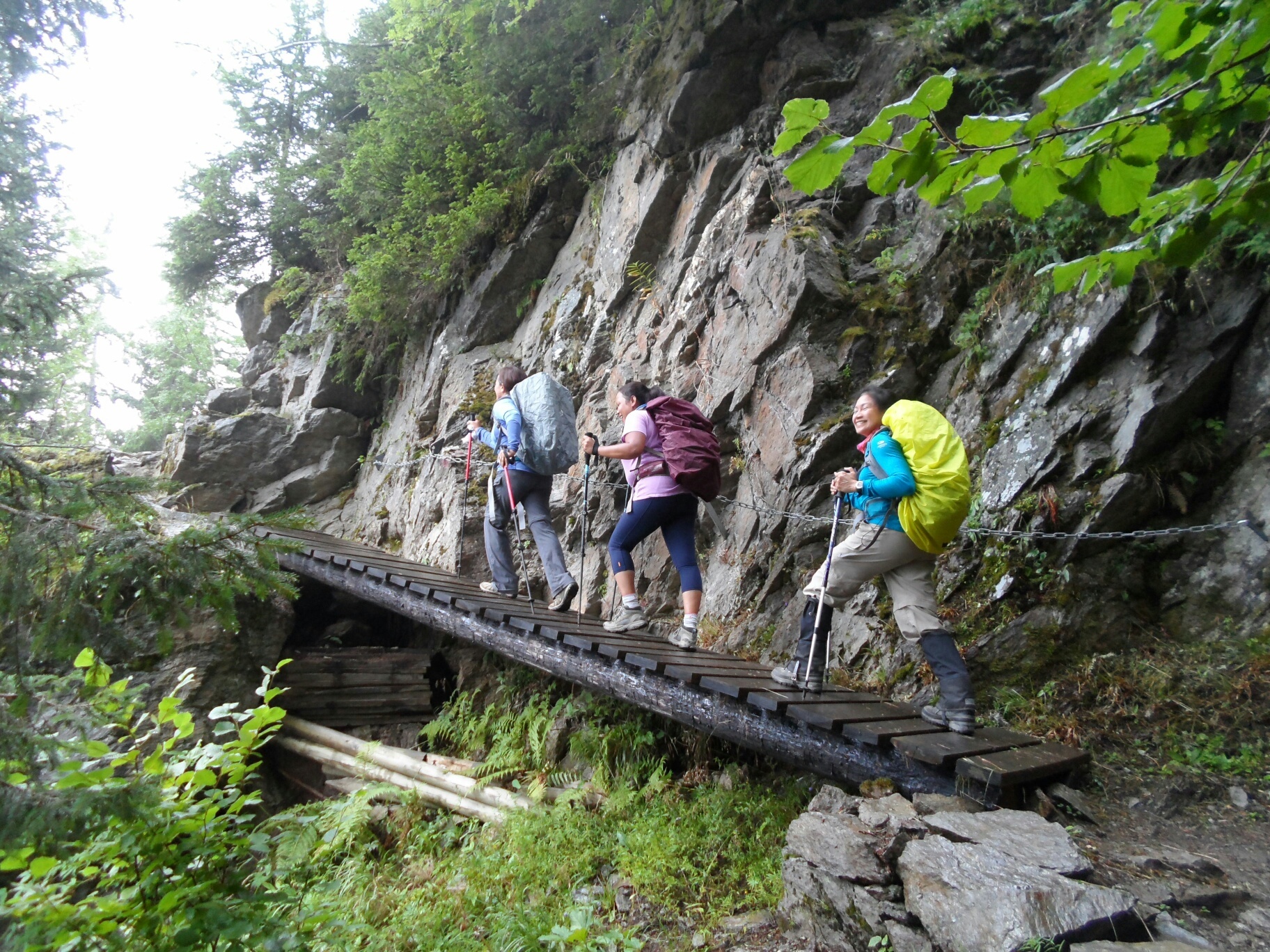 Fantastic trails and lush surroundings on the Tour du Mont Blanc trek