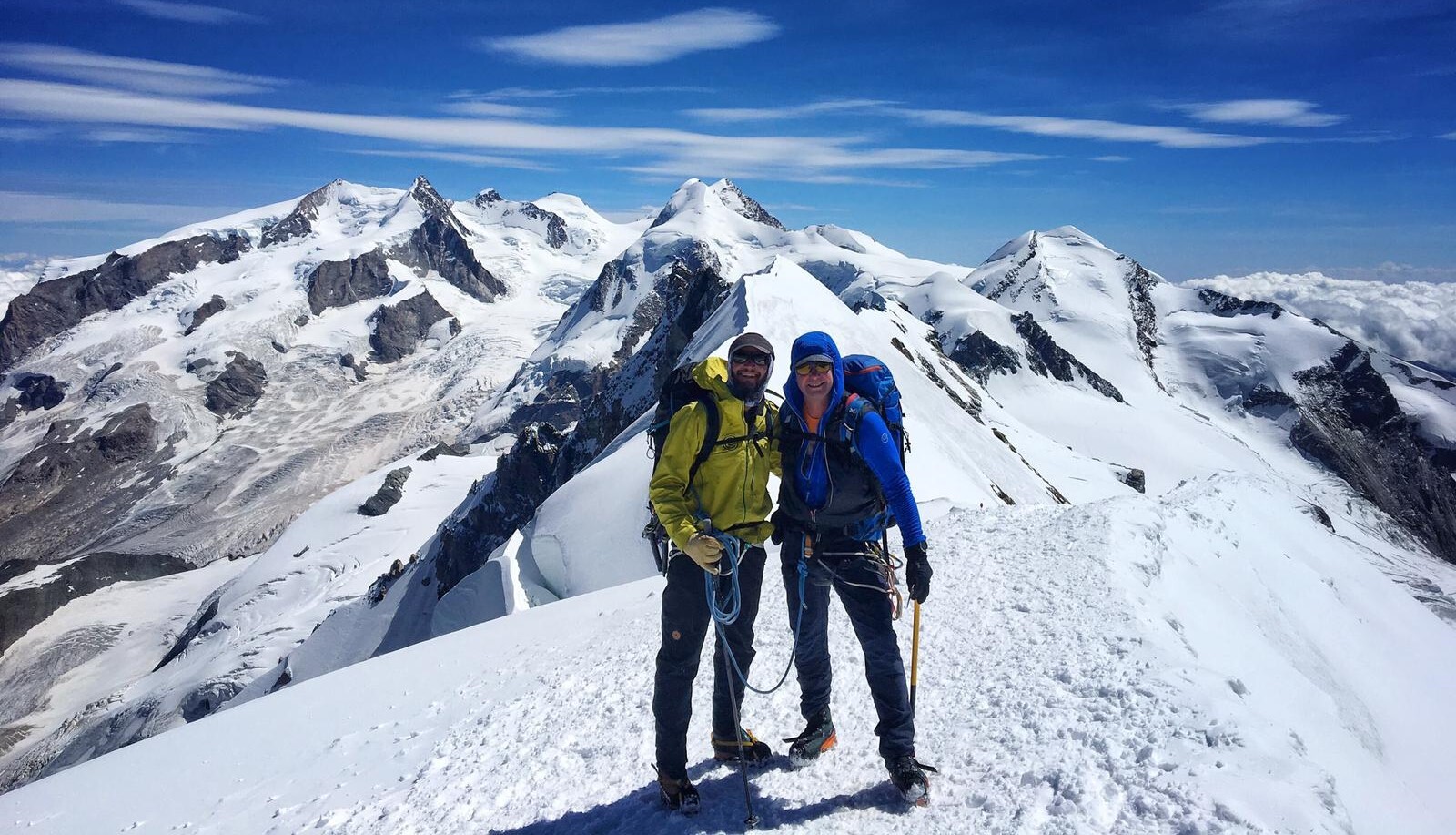 Climbing in the Alps at its best