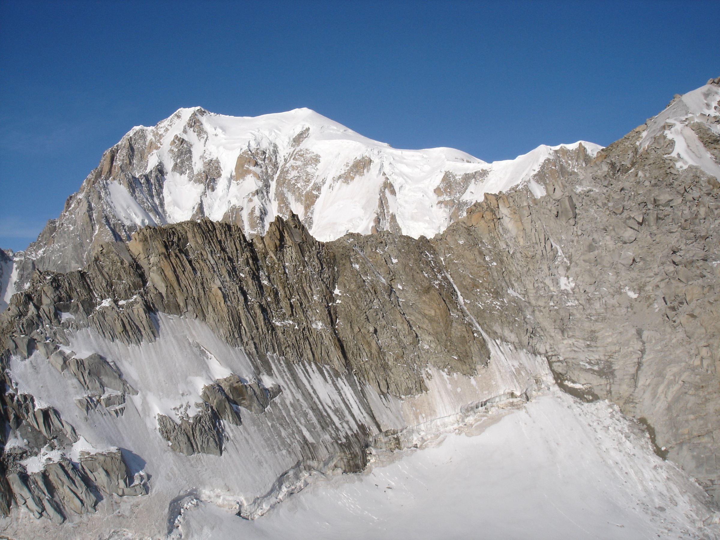 Mont Blanc from Torino Hut