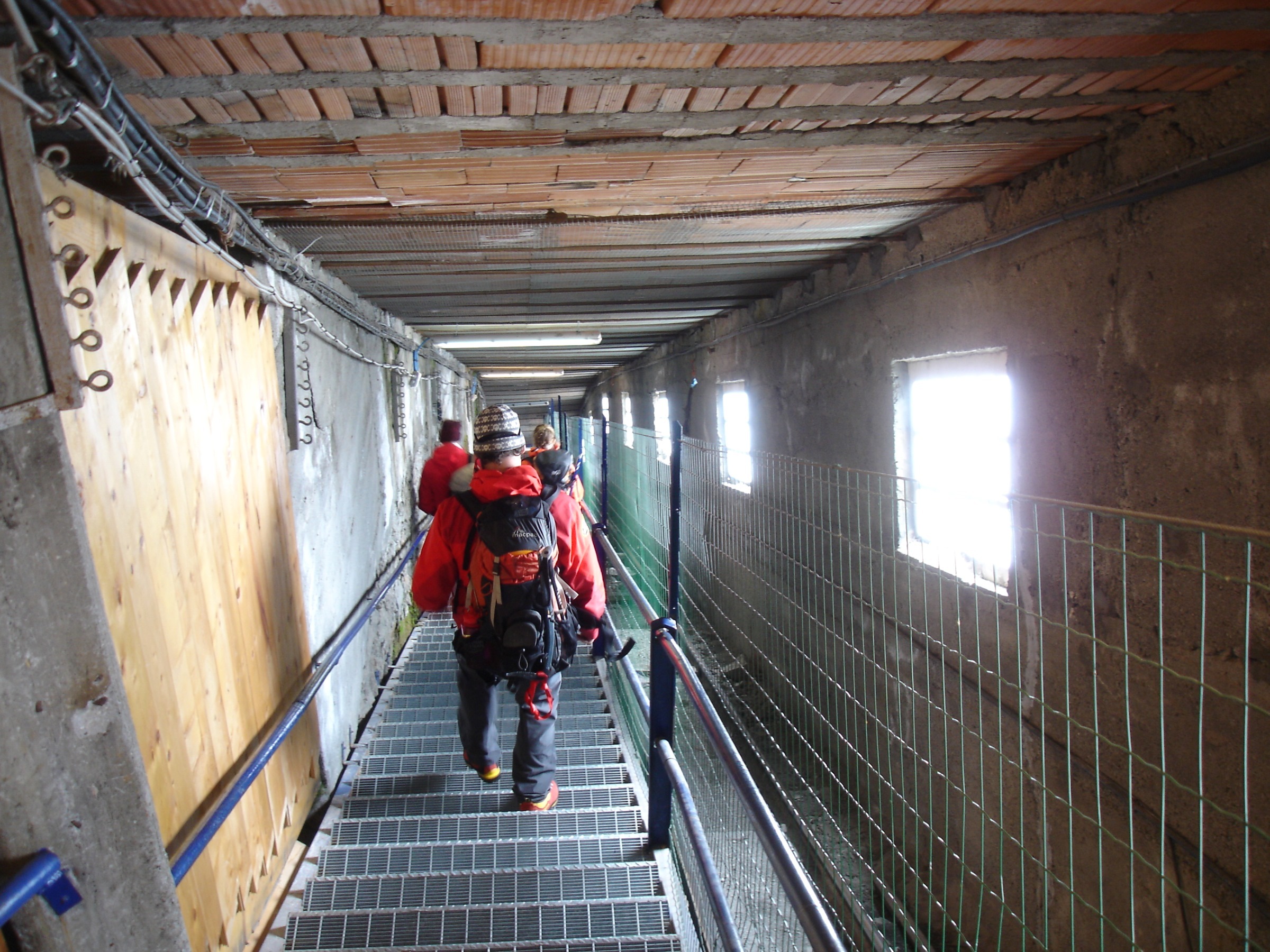 Going inside the mountain, to get outside the mountain