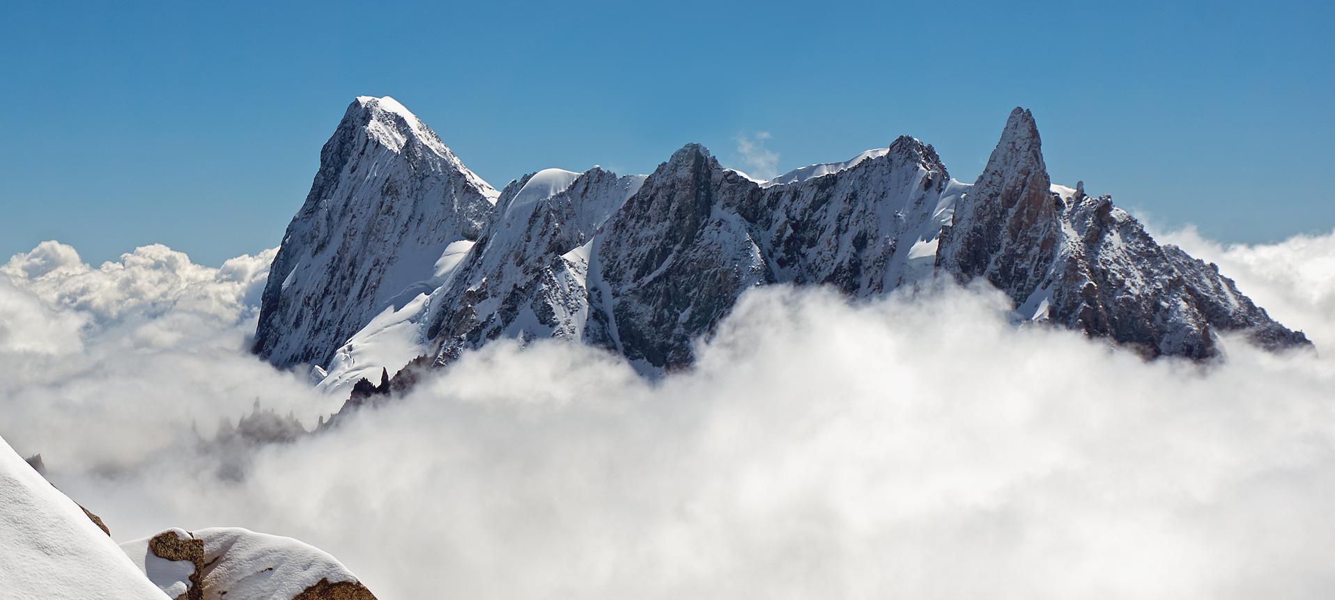 Spectacular views from the Aguille du Midi