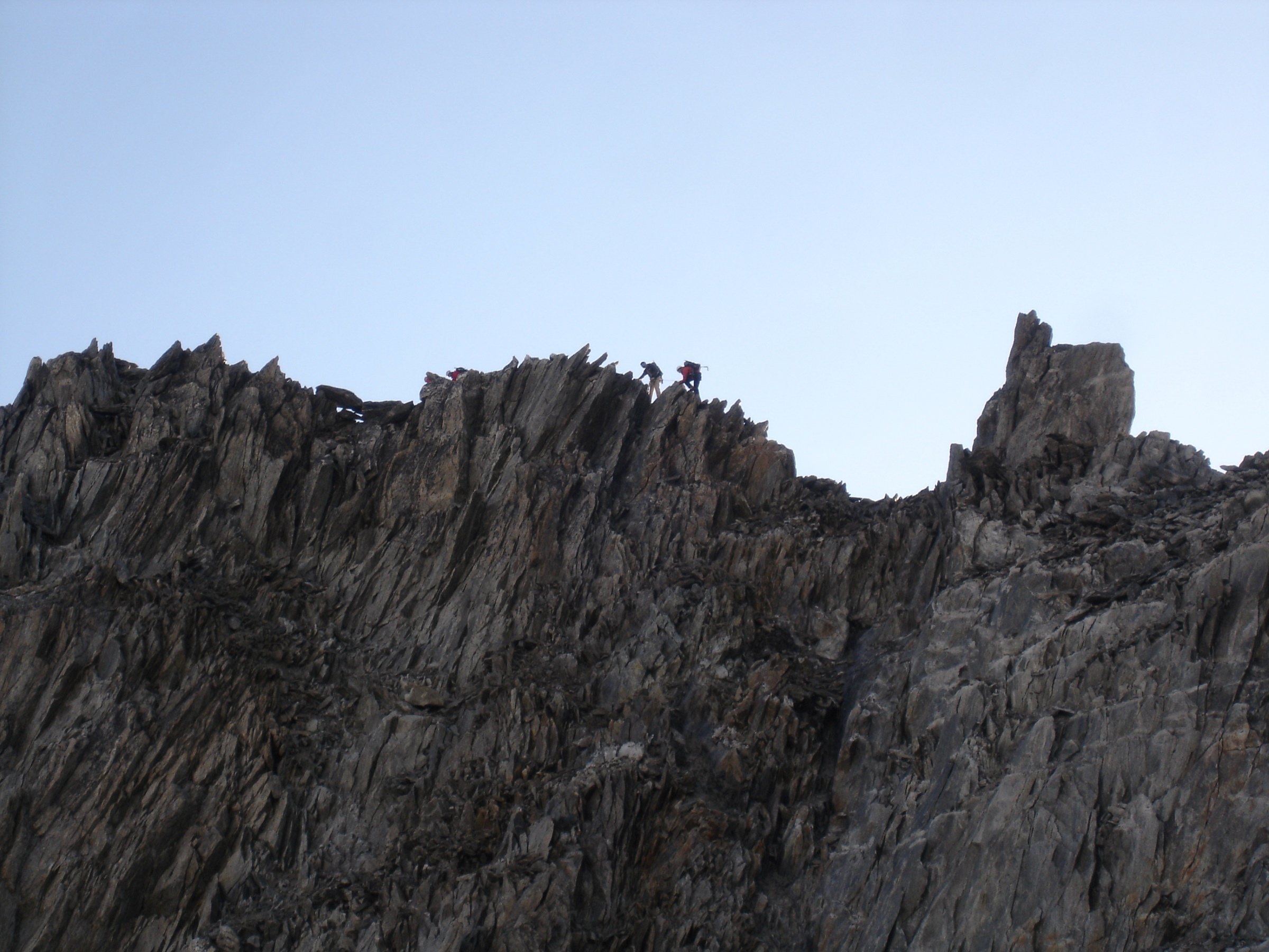Aguille d Entreves traverse, an exciting climb as part of training for climbing Mont Blanc