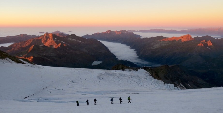 Wide open spaces, high in the Swiss mountains