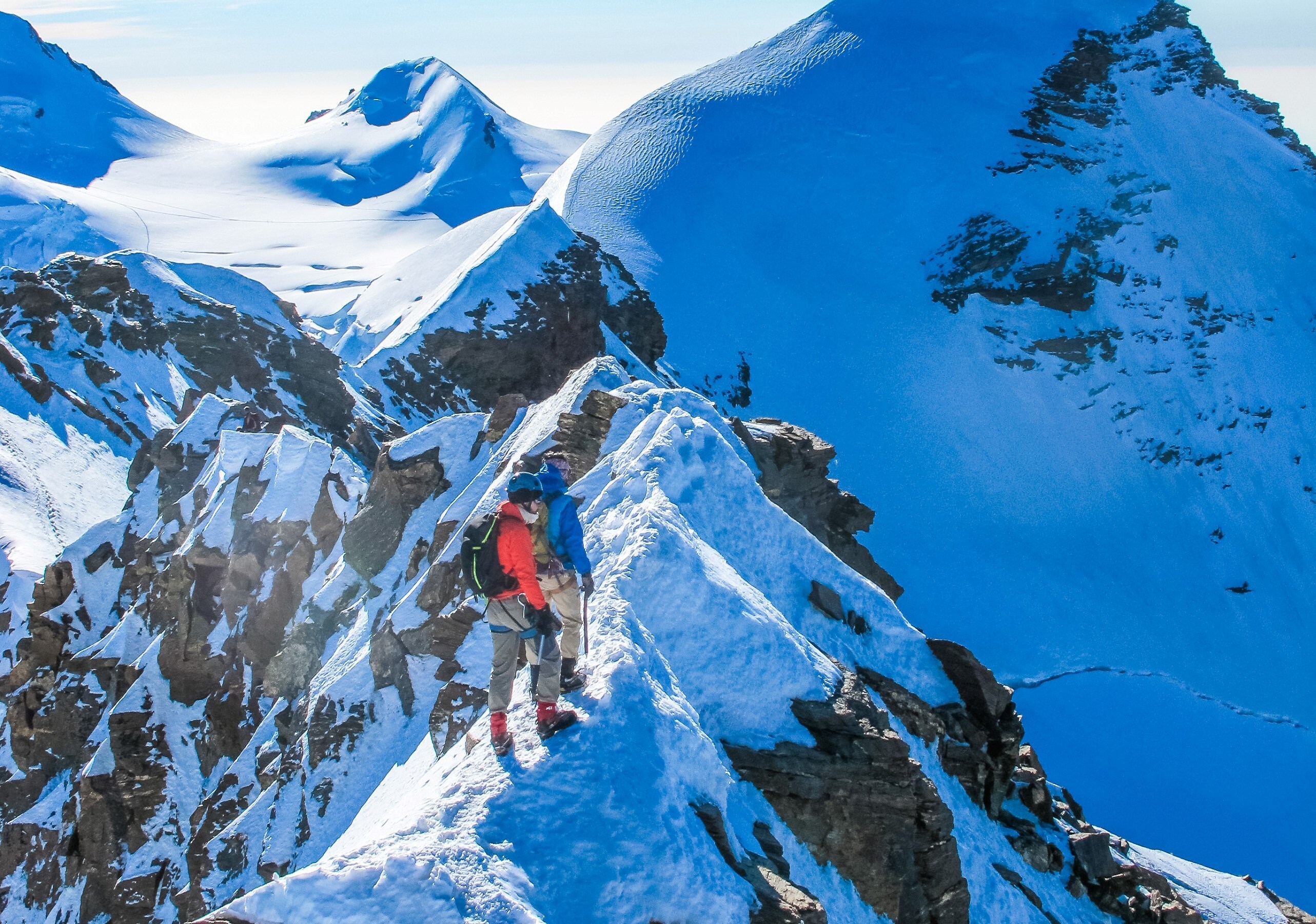 The ride approach to Lyskam