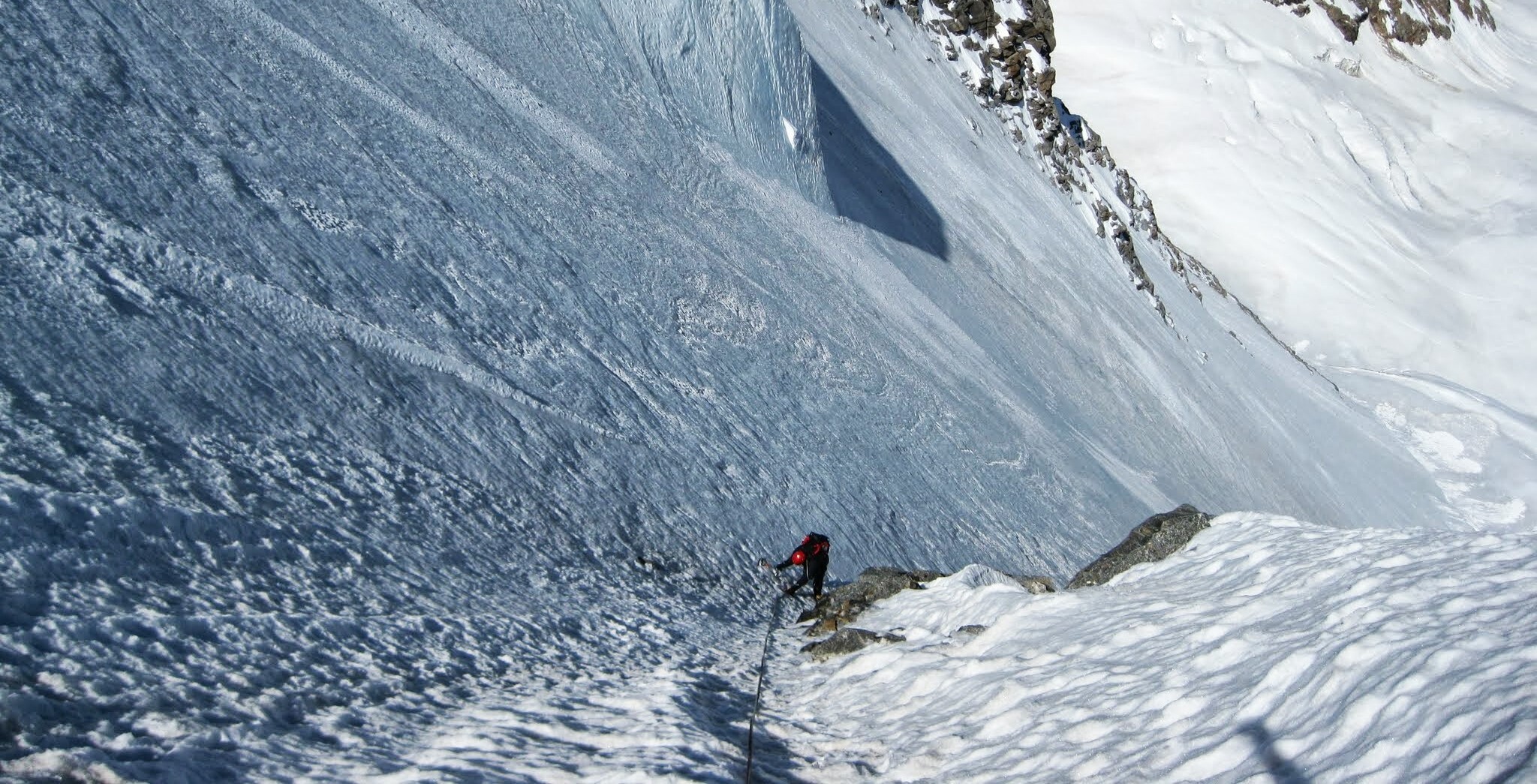 Climbing steep slopes