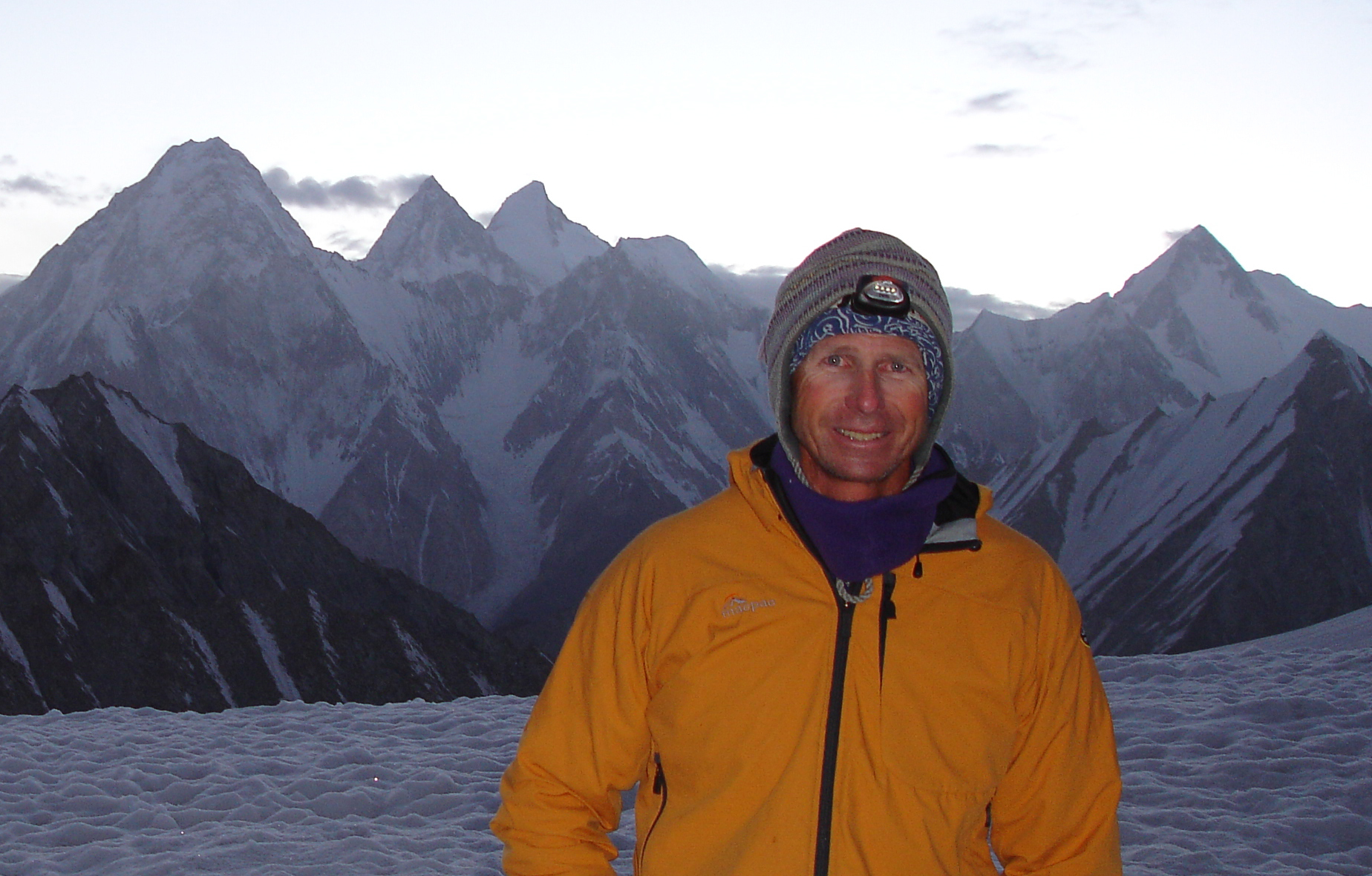 AC IFMGA Mountain & Ski Guide Mike Roberts in the Karakorum Valley, Pakistan