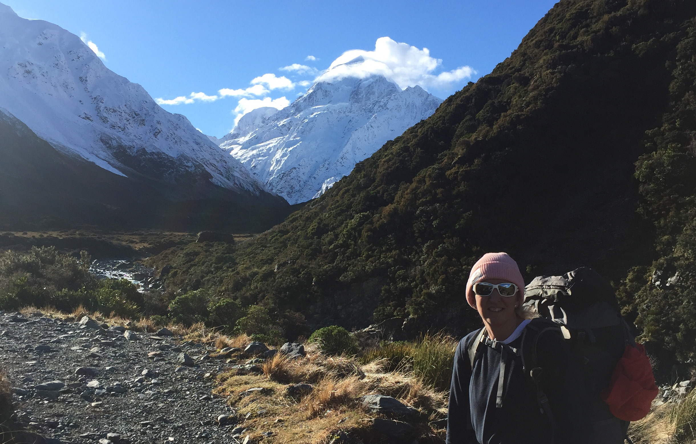 AC Product Management, Sales and Marketing Specialist Anita Winterburn at Aoraki Mount Cook