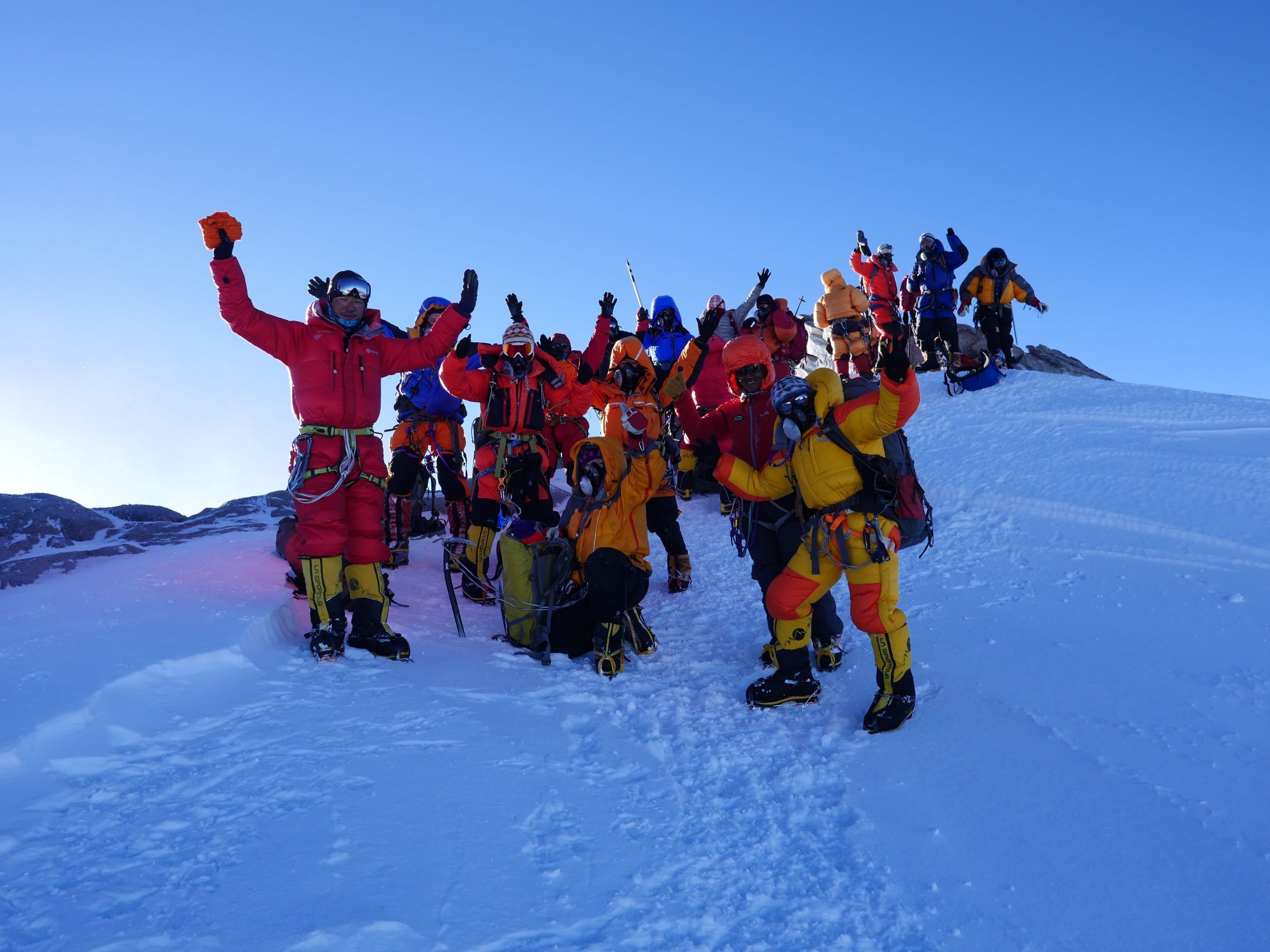 AC team on summit of Dhaulagiri