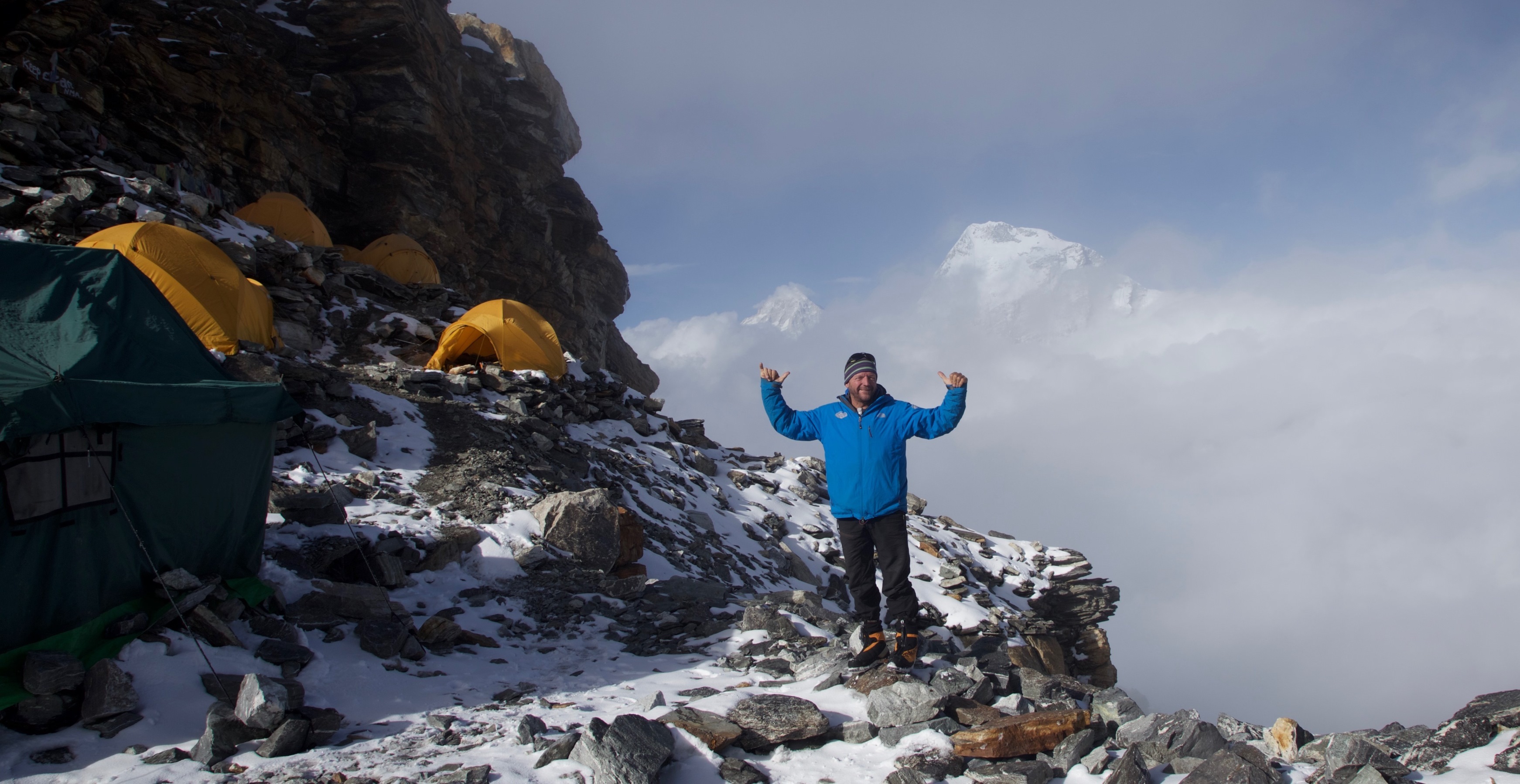 High Camp on Mera Peak is a spectacular location