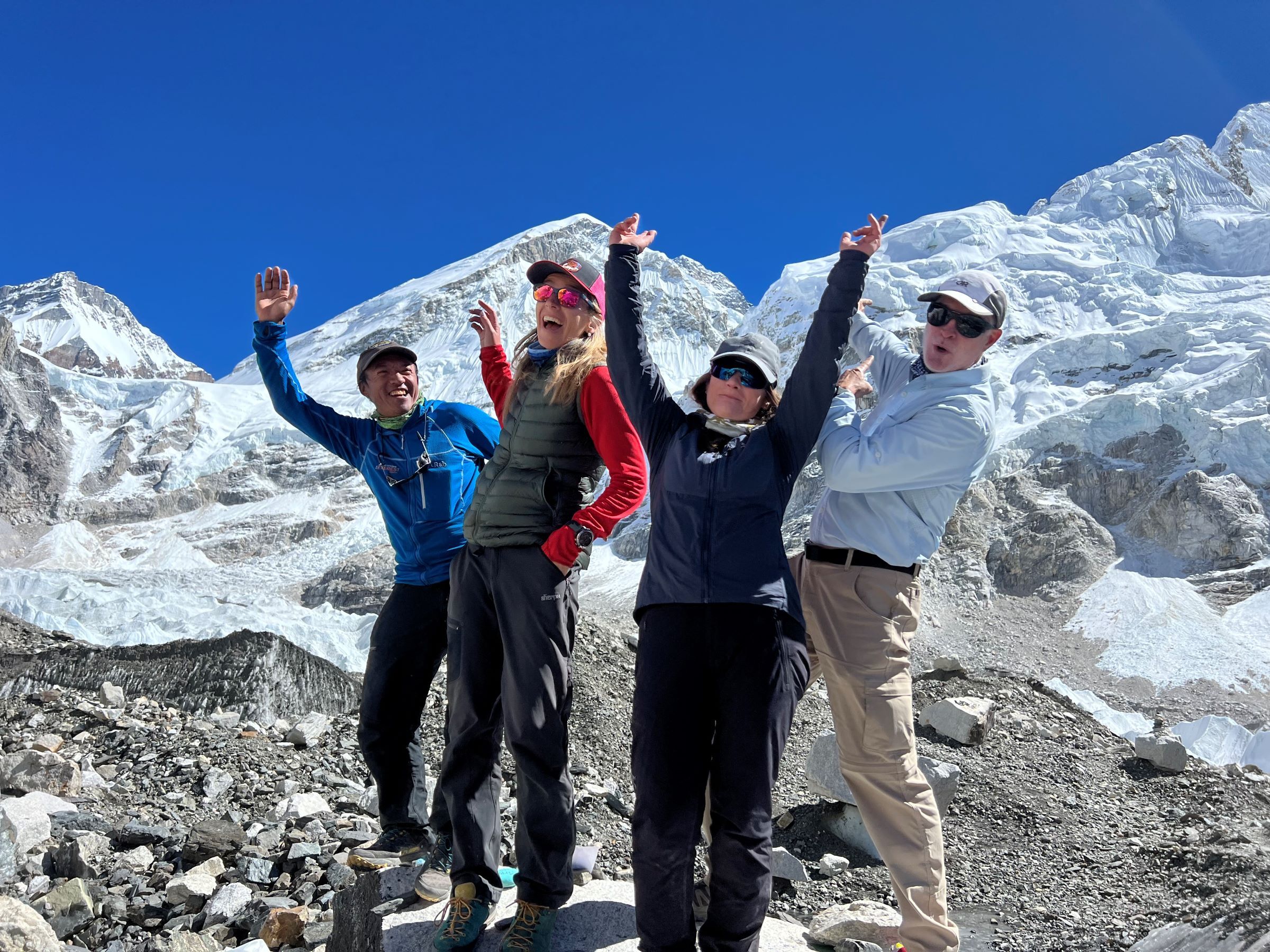 It's a huge highlight reaching Everest Base Camp