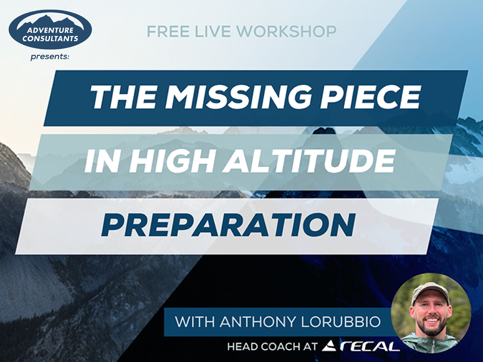 Recal x Adventure Consultants Free Live Webinar with Anthony Lorubbio