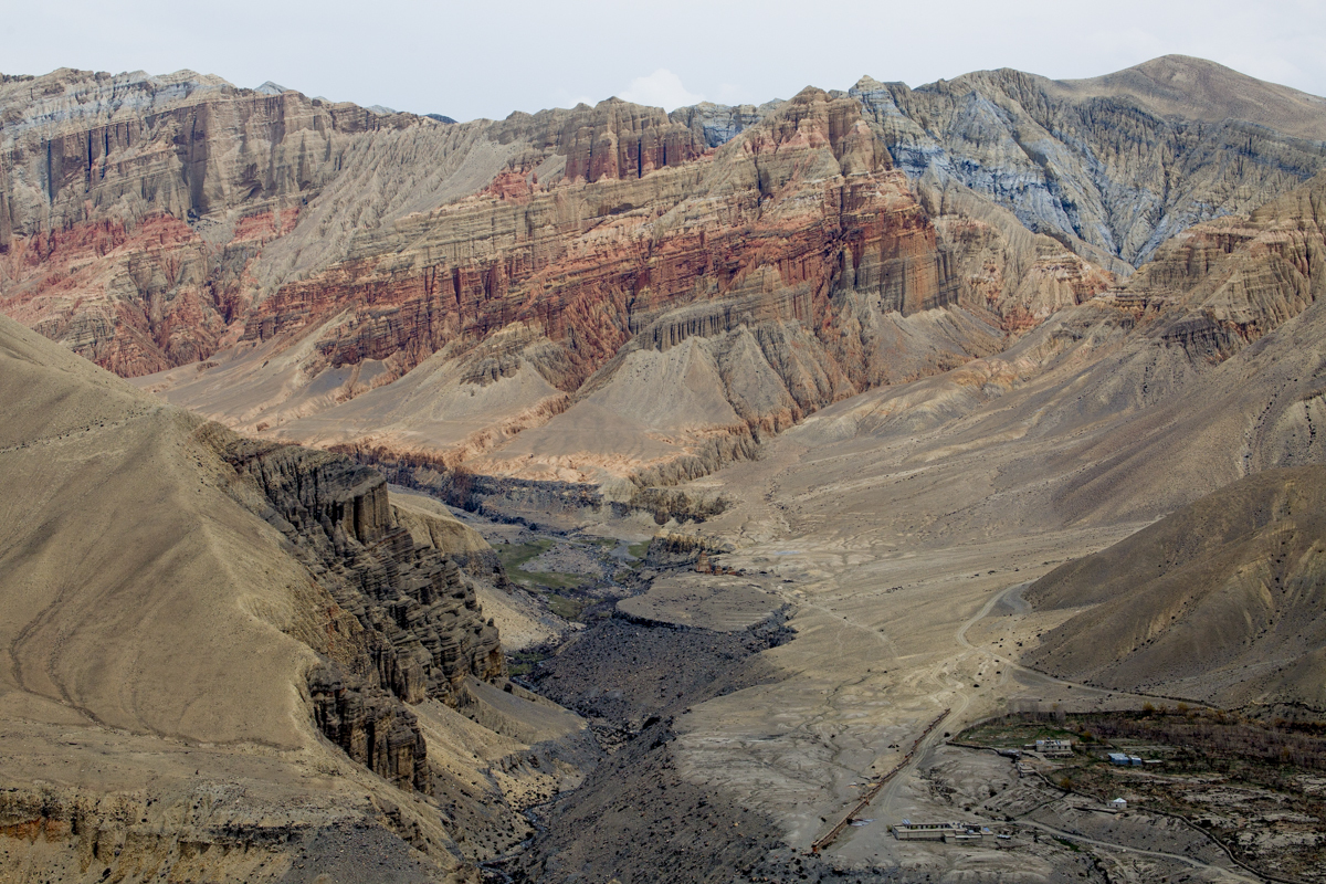 Stunning scenery enroute to Lo Monthang, Upper Mustang.
