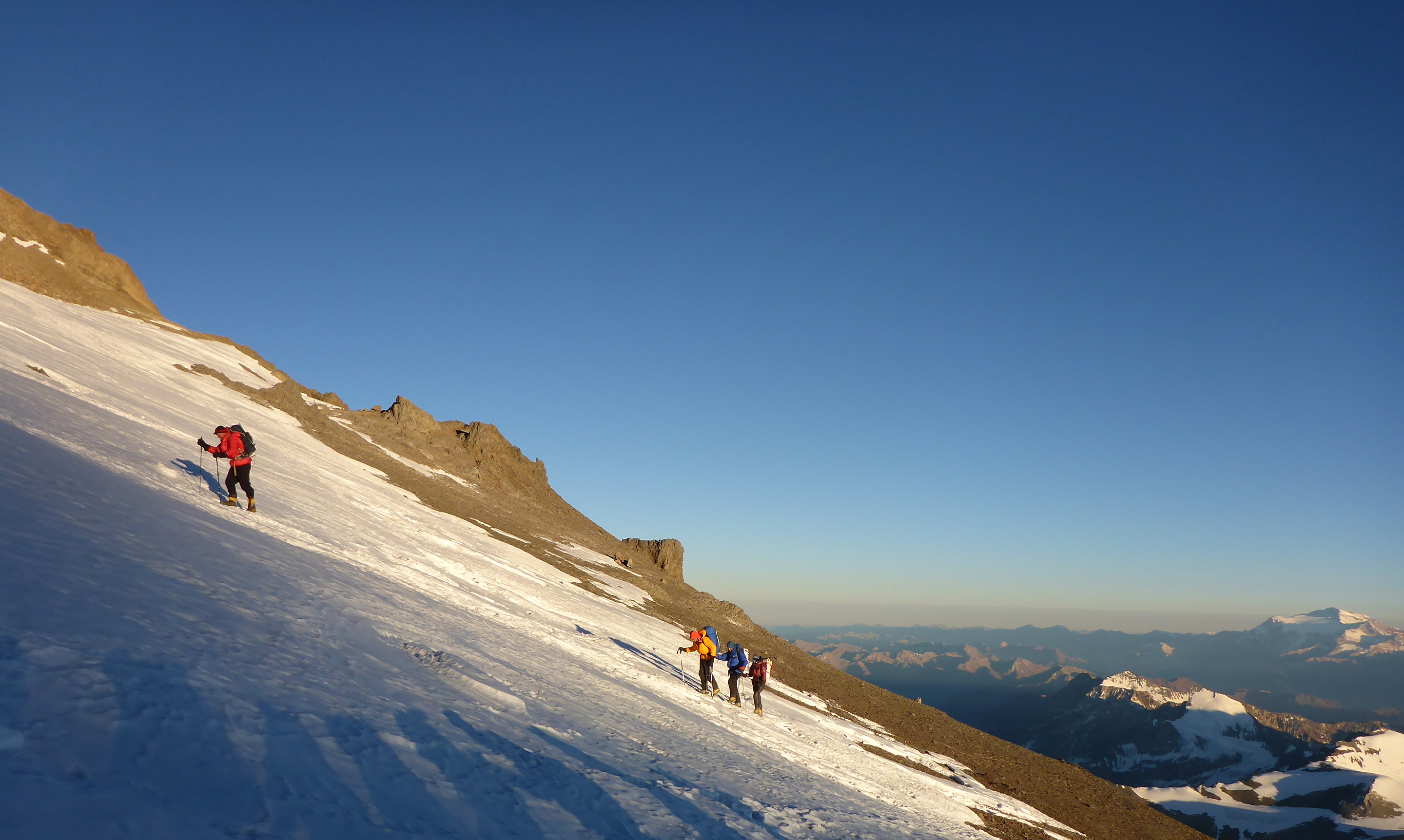 Upper slopes of Aconcagua