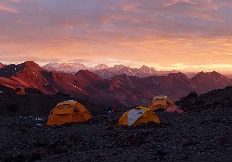 Sunset from Base Camp Federaciones