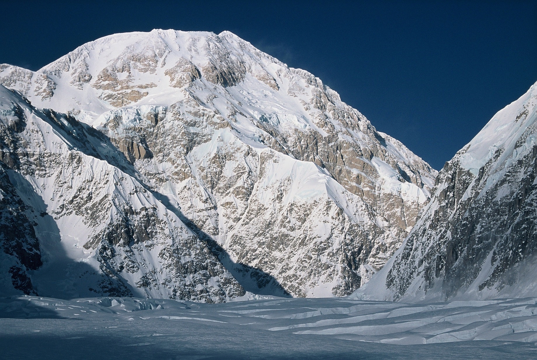 Denali from the Kahiltna glacier