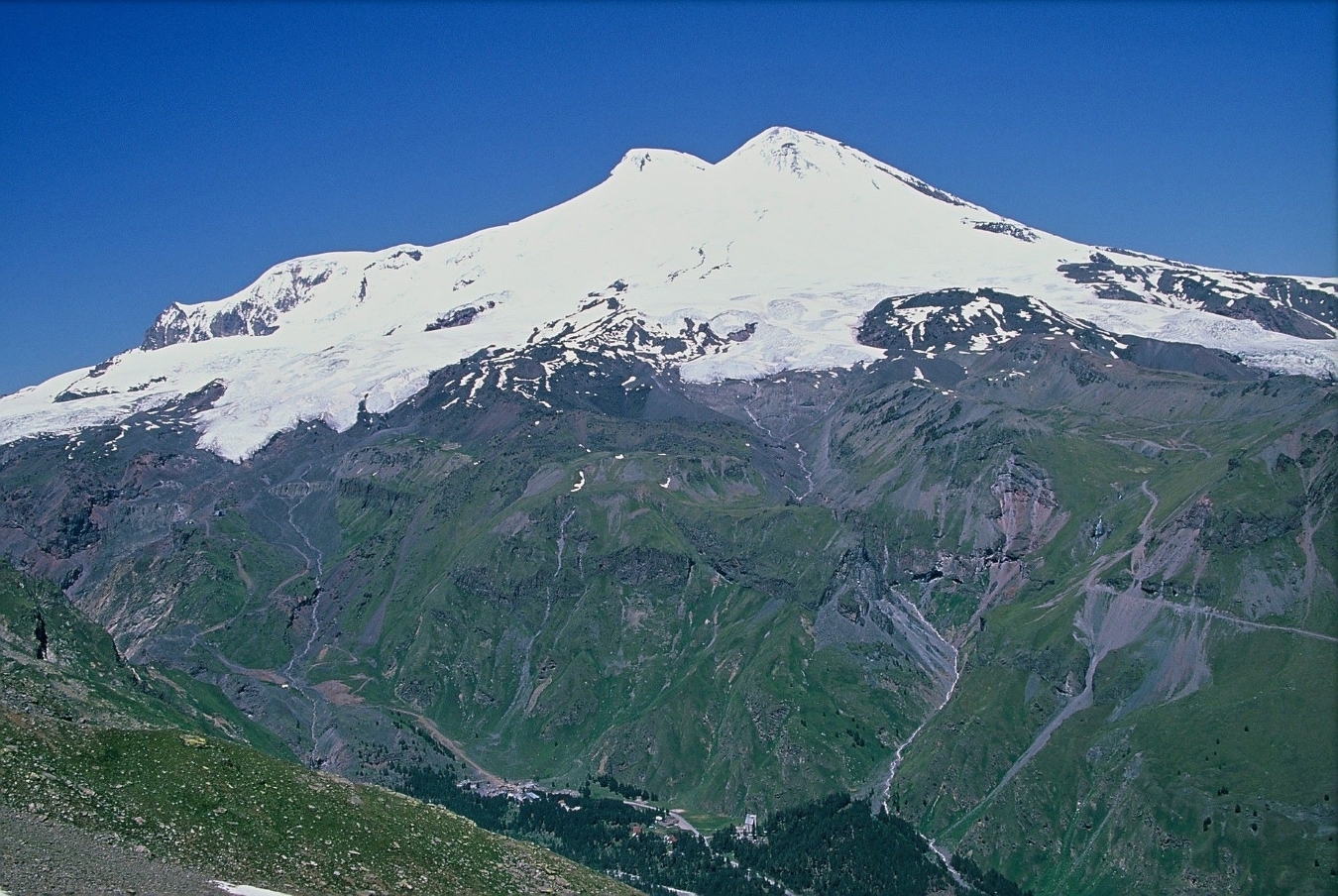 Mt Elbrus the highest peak on the European continent